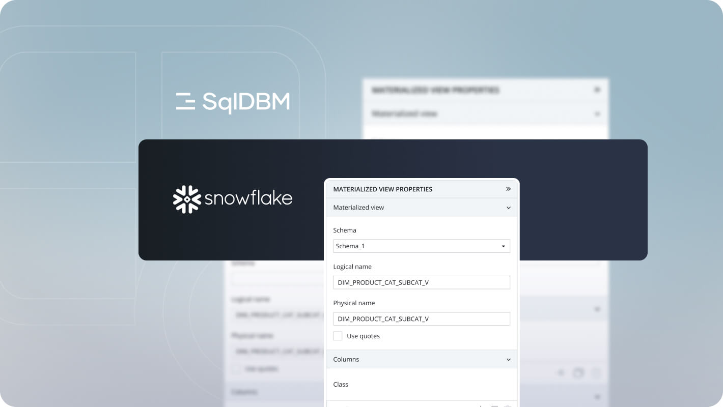 SqIDBM database modeling tool