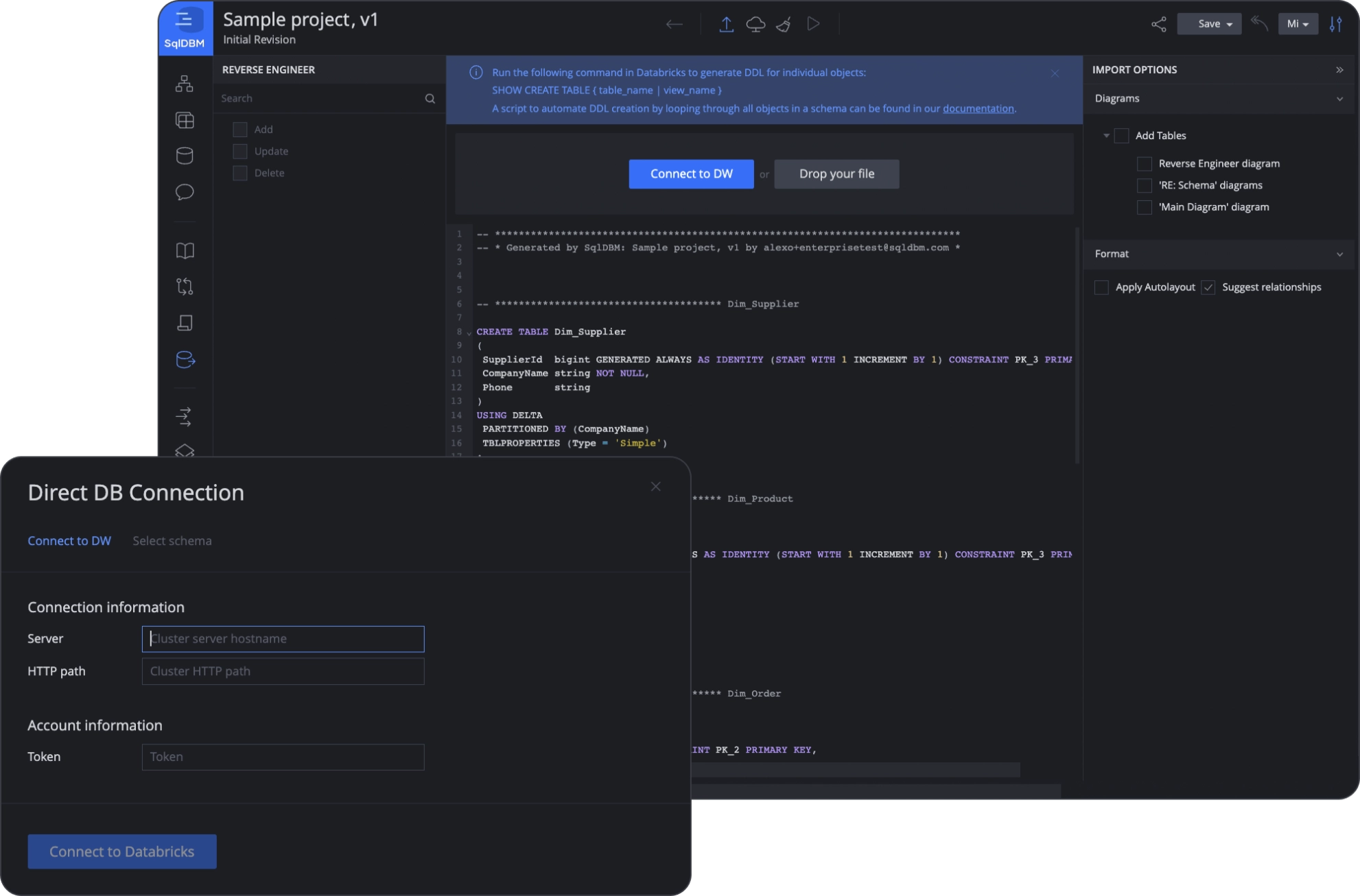 Cluster direct connection